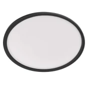 LED plafonsko svetlo FLORI LED/18W/230V 4000K crno, precnika 29 cm