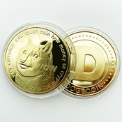 Dogecoin kovanec - zlato KP13413