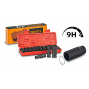 Komplet udarnih nastavkov 1/2 78mm 10 kos 10-24mm