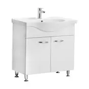 Olimpia ormaric sa lavaboom White 80cm