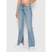 TWINSET Jeans hlače 222TP2394 Svetlo modra Straight Leg
