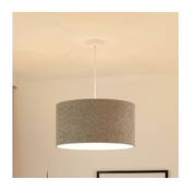 Brilagi - Luster na sajli BOUCLE ROLLER 1xE27/15W/230V precnik 45 cm siva