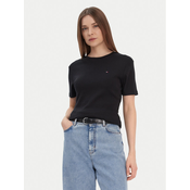 Tommy Hilfiger Majica New Cody WW0WW40587 Črna Slim Fit