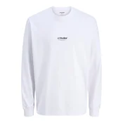 JACK & JONES Majica črna/bela