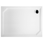 Kad za prho iz litega marmorja SARA, 120 x 90 x 4 cm - Bela - 21 - 120.00 - 36 - 2.00 - Liti marmor - Vgrajen v tla - Pravokotna - 90.00 - Gelco - CULTURED MARBLE - 90.00 - 120x4x90 cm