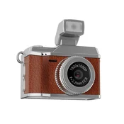 INF Mini Retro Kamera z Bliskavico: 1080P HD Video, Vintage Stil, Prenosni Snemalnik Brown, (5000098859)