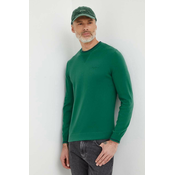 Bombažen pulover Pepe Jeans Mike zelena barva