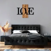 Atelier Del Sofa Zidna dekoracija MA-303, 58x73 cm, Crna
