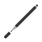 INF Pisalo 2-v-1 za zaslone na dotik (dvojna gumijasta konica) Black, (21537198)