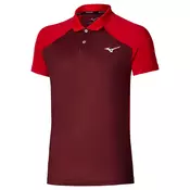 Moška majica Mizuno Stargazer Shadow Short Sleeve Polo Sun Dried Tomato L