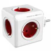PowerCube 5 Zidni razdelnik bijelo-crvena