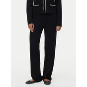 Vero Moda Pletene hlače Gold 10337637 Črna Loose Fit
