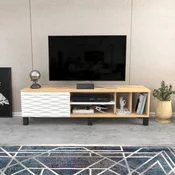 Hanah Home TV Komoda Olyo, 140x40,3x35 cm, Bež-Bela
