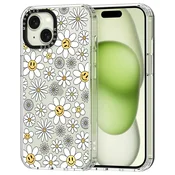 MOSNOVO ovitek za iPhone 15 Plus – Happy Daisies