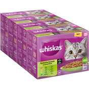 Varčno pakiranje Whiskas Senior vrečke 144x85 g - 7+ mešan izbor v omaki