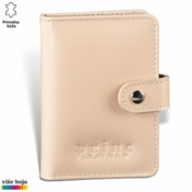 Princ Leather Novcanik za kartice, Bež