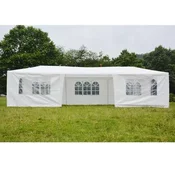 Baštenski paviljon Gazebo 3 x 9 m beli sa 8 bocnih strana