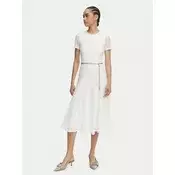 MICHAEL Michael Kors Vsakodnevna obleka MS683DUKS1 Bela Regular Fit