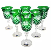 Marika Kozarci za vino Emerald Crystal 220 ml z vonjem ananasa