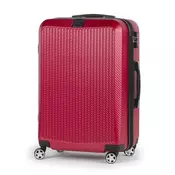 SCANDINAVIA TRAVEL Carbon Series 65L 20090, rdeča potovalni kovček