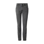 WRANGLER Kavbojke LARSTON črn denim