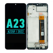 LCD za Samsung A23/A235F+ Touch Screen WITH FRAME crni FULL ORG (China)