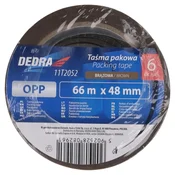 Tama Pakirni trak Dedra, rjav, 48 mm x 66 m, komplet 6 kosov