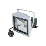 Ledino LED reflektor z možnostjo polnjenja Benrath 20NB, zasilna razsvetljava, - srebrna, prozorna - Aluminij