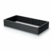 Povišena gredica WOODY, 149x75,6x25 cm, antracit Prosperplast