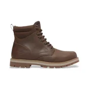 Timberland za moške. TB0A69UHEM61 Britton Road rjavi nepremočljivi škornji z vezalkami (47.5), Usnje, Rjava, Ravna stran, Čip