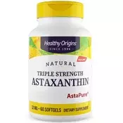 Healthy Origins - Astaksantin 12 mg, 60 mehkih kapsul