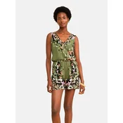 love & roses Kombinezon oliva/roza/črna/bela