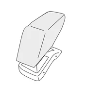 Armrest Ford Fiesta 2017-2023 (USB and AUX, adapter)