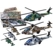 slomart Vojaški helikopter z vzmetnim pogonom, aluminijast, mešani, z zvokom in lučmi