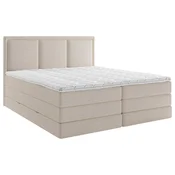 MID.YOU POSTELJA BOXSPRING 160 cm  x 200 cm , tekstil naravne barve