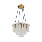 Globo 15698H1M - Lestenec na kablu GORLEY 5xE27/60W/230V, zlate barve