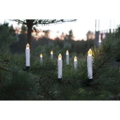 Komplet 10 LED sveč z daljinskim upravljalnikom Best Season Shaft, višina 13,5 cm