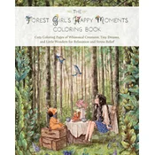 The Forest Girls Happy Moments Coloring Book