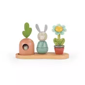 MOULIN ROTY Wooden Stack Up Toy Trois Petits Lapins aktivnostna igrača iz lesa 12m+ 1 kos