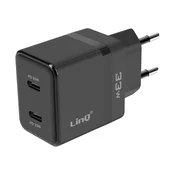 LINQ LinQ, Omrežni polnilec USBC 33W, Črna, (5000213719)