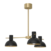 Luster na šipci ESTATE MINI 3xE27/15W/230V crna