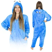 Onesies Onesie kigurumi modri elmo kostum Onesie kigurumi modri elmo kostum