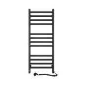 Kopalniški radiator v izvedbi lestve z termostatom AVANGARD 459W/230V 120,6cm IP44 črn pr.