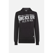 Boxeur HOODED SWEATSHIRT WITH THUMB OPENINGS, muški pulover, crna BTM0404552