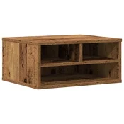Vidaxl Stojalo za tiskalnik Star les 49 x 40 x 22.5 cm Konstruiran les
