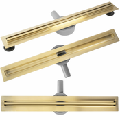 Linijski odtok REA Neox Slim pro Brush Gold 60