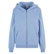 Womens zip-up hoodie Fluffy Hoody light blue