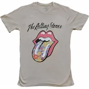 The Rolling Stones majica Flowers Tongue M Sand