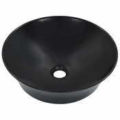 MAISON CHIC Umivalnik - Kopalna umivalnik - Lavabo 41x12,5 cm keramičen črn, (21684611)