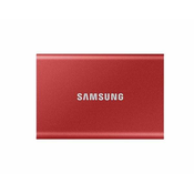 Vanjski SSD 500GB Samsung Portable T7 Metallic Red USB 3.2